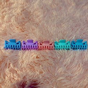 Candy Crush Themed Claw Clips 90s Themed 5 Pack